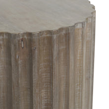 Load image into Gallery viewer, Grayson Side Table Mango Wood Vintage Grey 51dia