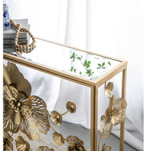 Load image into Gallery viewer, Floret Mirrored Console Table  Mirror Top 31cm