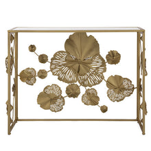 Load image into Gallery viewer, Floret Mirrored Console Table  Mirror Top 31cm