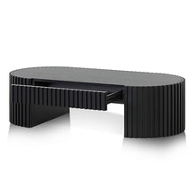 Load image into Gallery viewer, CCF8489-CN 1.3m Oval Coffee Table - Full Black Oak