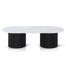Load image into Gallery viewer, CCF8582-DW 1.3m Marble Coffee Table - Black