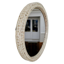 Load image into Gallery viewer, Mother Of Pearl Radiance Round Wall Mirror 61cm