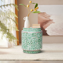 Load image into Gallery viewer, Miranda Cylinder Turquoise Shell Inlay Table/Stool 35cm