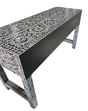 Load image into Gallery viewer, Mother Of Pearl Opulent 3 Drawer Console Table 50cm