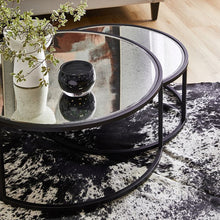Load image into Gallery viewer, Serene Nesting Coffee Tables - Black 95cm