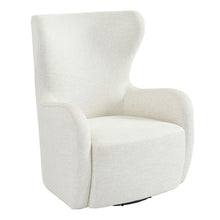 Load image into Gallery viewer, Aaron Swivel Arm Chair - Natural Linen 86cm