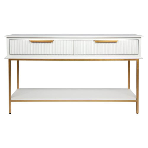 Aimee Console Table - Small White 140cm