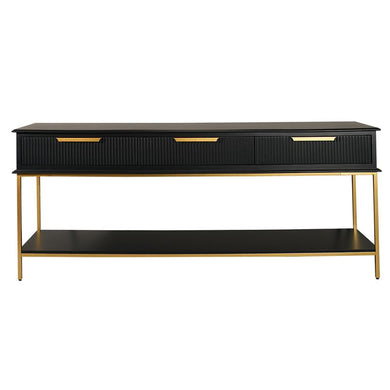 Aimee Console Table - Large Black 200cm