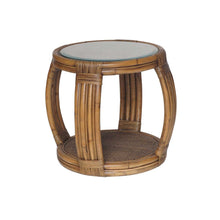 Load image into Gallery viewer, Cayman Rattan Side Table Natural 60cm