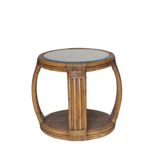 Load image into Gallery viewer, Cayman Rattan Side Table Natural 60cm