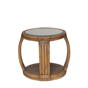 Cayman Rattan Side Table Natural 60cm