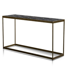 Load image into Gallery viewer, Lounge Styles Calibre CDT2932-NI 140cm Console Table in Dark Natural - Golden Frame