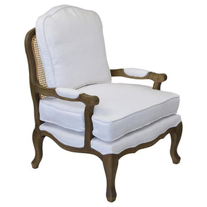 Grayson Arm Chair - American Oak - White