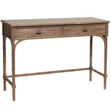 Load image into Gallery viewer, Lounge Styles Canvas &amp; Sasson Hampshire Console 40cm with Bayur Wood Drawers
