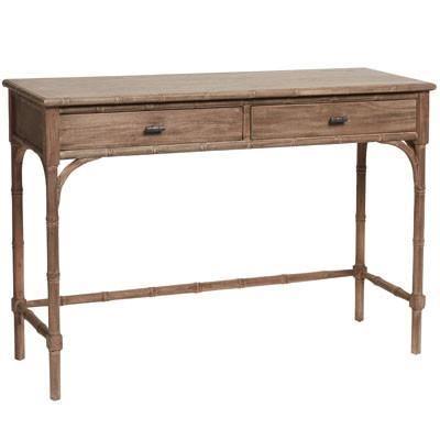 Lounge Styles Canvas & Sasson Hampshire Console 40cm with Bayur Wood Drawers