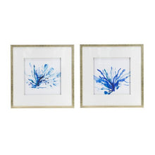 Load image into Gallery viewer, Lounge Styles Dasch Set of 2 Blue Coral Framed Prints