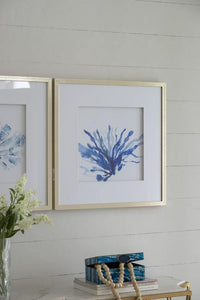Lounge Styles Dasch Set of 2 Blue Coral Framed Prints