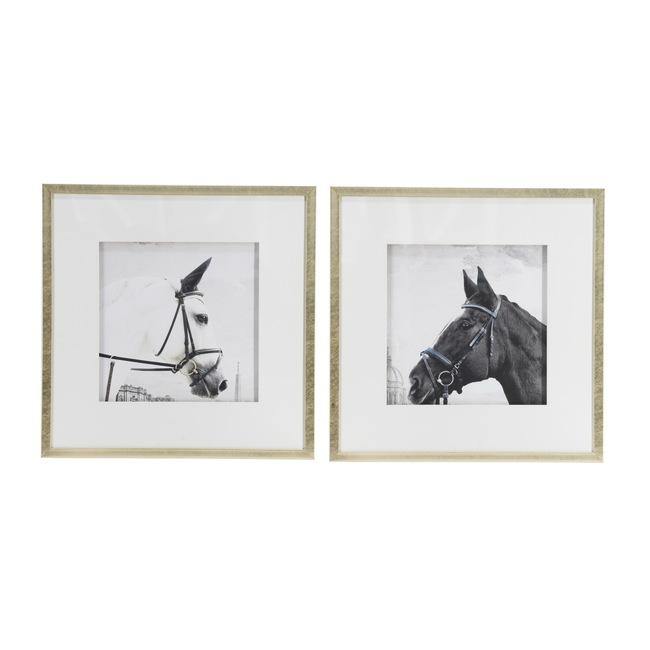 Lounge Styles Dasch Set of 2 Horse Framed Prints