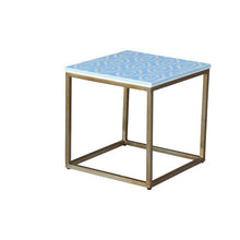 Load image into Gallery viewer, Lounge Styles Theo &amp; Joe Grosvenor Side Table Blue Bone Inlay