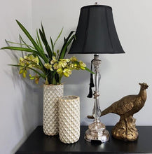 Load image into Gallery viewer, Lounge Styles Dasch Felicienne Champagne Table Lamp w/Black Shade 84 cmh