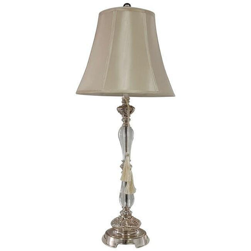 Lounge Styles Dasch Felicienne Champagne Table Lamp w/ Cream Shade 84cmh