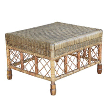 Load image into Gallery viewer, loungestyles-theo&amp;joe-plantation-66cm-lattice-ottoman-coffee-table-BL161