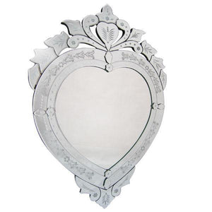 Lounge Styles Dasch Venetian Heart Shaped Mirror