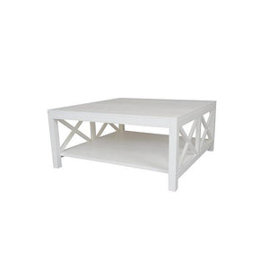 loungestyles-dasch-catalina 110cm white square hamptons coffee table-48166