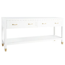 Load image into Gallery viewer, Lounge Styles Canvas &amp; Sasson Guild Console 45cm Poplar and Metal - Gold
