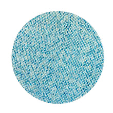 Load image into Gallery viewer, Lounge Styles Phil Bee Goa Shell Round Coffee Table - Blue 90cm