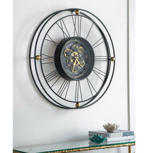 Load image into Gallery viewer, Lounge Styles Phil Bee Traveler Wall Clock With Moving 3d Mechanism Roman Numerals