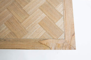 Lounge Styles Abide Interiors Stradbroke Bobbin Coffee Table – Herringbone Top 150cm Natural Cedar Rectangle