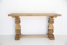 Load image into Gallery viewer, Lounge Styles Abide Interiors Newport White Cedar Console Table 152cm - Weathered Oak Finish