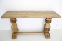 Load image into Gallery viewer, Lounge Styles Abide Interiors Newport White Cedar Console Table 152cm - Weathered Oak Finish