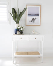 Load image into Gallery viewer, Lounge Styles Abide Interiors Hamilton Cane Console Table Mahogany Wood – White