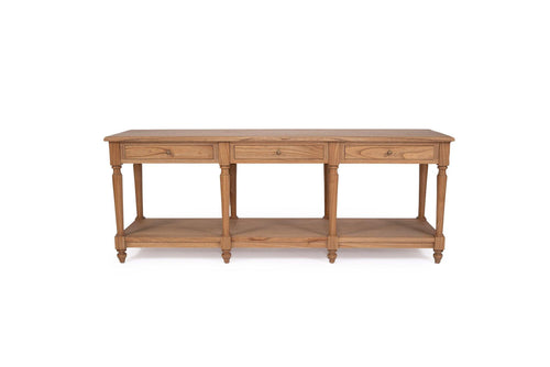 Lounge Styles Abide Interiors Arabella Mindi Framed Console Table – 3 Drawer