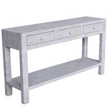Load image into Gallery viewer, Lounge Styles Theo &amp; Joe Verandah Console Table - White Wash Rattan