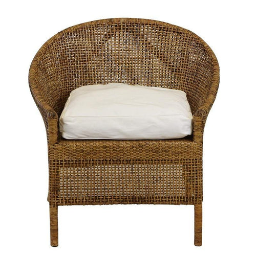Lounge Styles Theo & Joe Plantation Chair - Rattan Piece Armchair