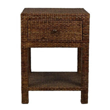 Load image into Gallery viewer, Lounge Styles Theo &amp; Joe Plantation Side Table - Rattan With Storage Square 68cm