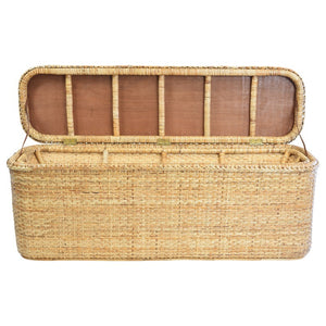 Mandalay Rattan Bed End Chest