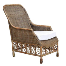Load image into Gallery viewer, Lounge Styles Theo &amp; Joe Plantation Rattan Lattice Chair