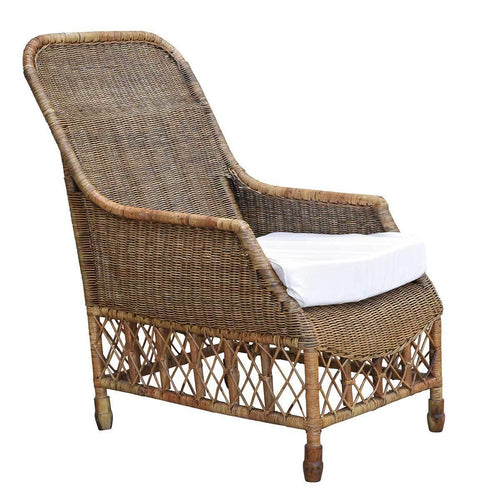 Lounge Styles Theo & Joe Plantation Rattan Lattice Chair