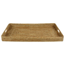 Load image into Gallery viewer, Mandalay Rattan Tray Rectangle S/M/L