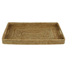 Load image into Gallery viewer, Mandalay Rattan Tray Rectangle S/M/L