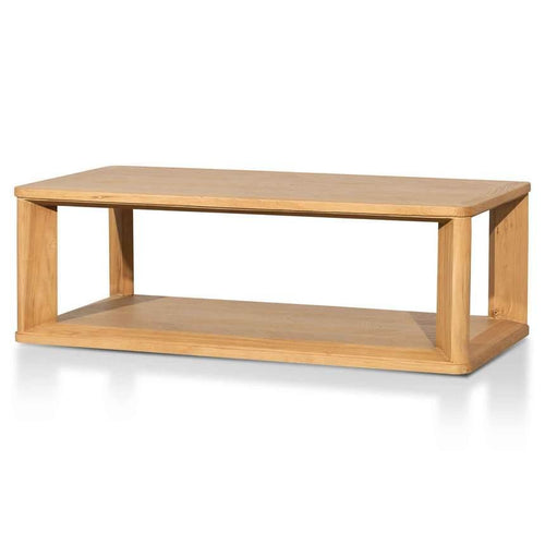 Lounge Styles Calibre Elm Distressed Coffee Table, 120cm Storage