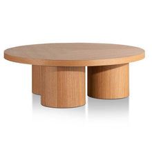 Load image into Gallery viewer, Lounge Styles Calibre 100cm Wooden Round Coffee Table - Natural