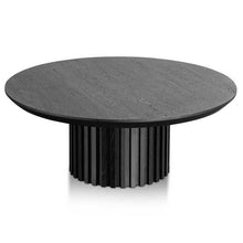 Load image into Gallery viewer, Lounge Styles Calibre 90cm Wooden Round Coffee Table - Black