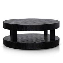 Load image into Gallery viewer, Lounge Styles Calibre 100cm Round Coffee Table - Full Black