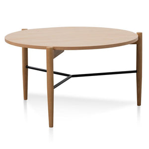 Lounge Styles Calibre 90cm Wood and Oak Coffee Table - Natural
