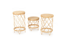 Load image into Gallery viewer, Cayo Counter Stool Rattan Wrapped Iron Frame 65cmH